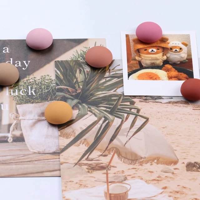 Alt view image 5 of 7 - DUJEQM Fridge Magnets - 6PCS Small Strong Mini Cute Magnet, Heavy Duty Refrigerator Magnets, Colorful Mushroom Magnet for Whiteboard Locker Kitchen Class Office - Decorative Small Magnets, 6 Colors