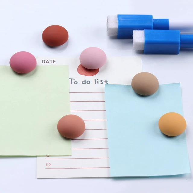 Alt view image 6 of 7 - DUJEQM Fridge Magnets - 6PCS Small Strong Mini Cute Magnet, Heavy Duty Refrigerator Magnets, Colorful Mushroom Magnet for Whiteboard Locker Kitchen Class Office - Decorative Small Magnets, 6 Colors
