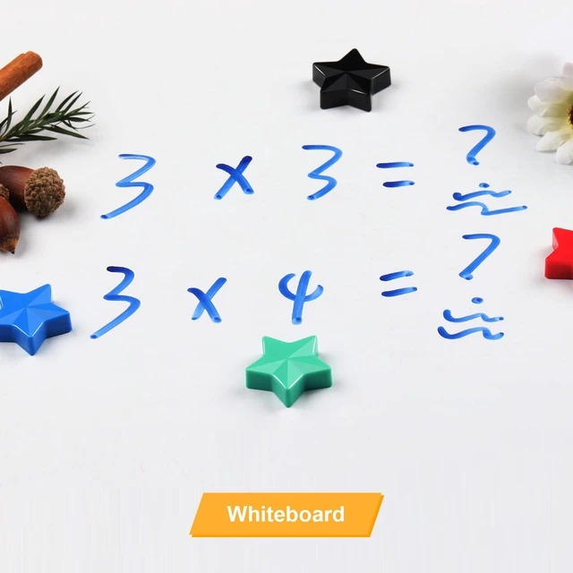 Alt view image 3 of 7 - ZDZBLX Fridge Magnets, 10 Pack Colorful Strong Refrigerator Magnets, Small Star Decorative Magnets for Whiteboard, Locker, Classroom, Office, Heavy Duty Mini Magnet,Cute Magnet for School, Home Decor