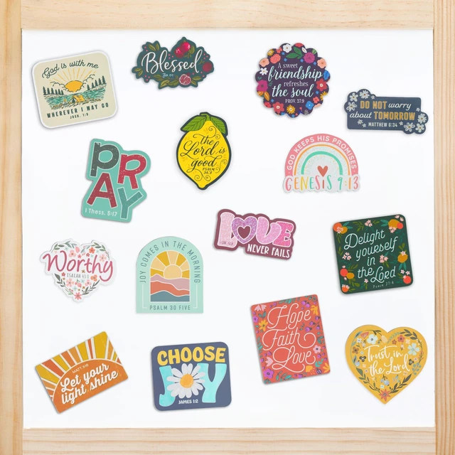 Alt view image 3 of 4 - Inspirational Refrigerator Scripture Magnet for Women & Girls with Bible Verse: Blessed - Jeremiah 17:7 Fruit Themed Fridge Magnet, Home & Kitchen Decorations, Size 3.3" x 2.3"