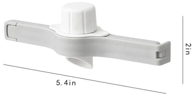 Alt view image 2 of 7 - EYAKEG Food Sealing Clip Food Sealing Clip for Bag Food Plastic Moisture-Proof and Fresh-Keeping Sealing Clip Household Milk Powder Sealing Clip (4 Packs), White
