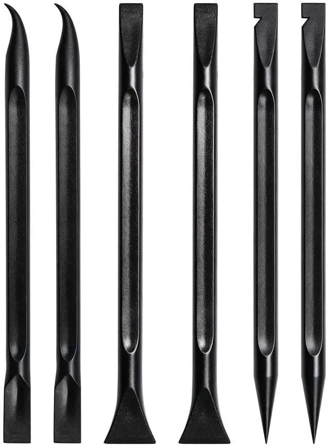 Main image of BTKOSHLE 6 Pack Car Detailing Picks Set, Black Plastic Detailing Picks with 6 Cleaning Heads, Safe Automotive Cleaning Tools for Interior Exterior Car Detailing