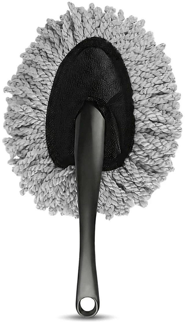Main image of KAUEGOW Car Dash Duster Brush, Super Soft Microfiber Duster Auto Dashboard Dust Detailing Tool, Multifunctional Scratch Free Dash Dust Cleaning Brush for Vehicle Home Kitchen (Gray)