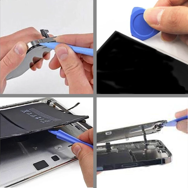 Alt view image 3 of 7 - Repair Tools Kit for iPhone iPad MacBook Nintendo Switch PS4 Xbox Laptop - 5 Universal Triangle pry bar + 2 Spudger + 3 Big Spudger + 2 Metal Triangular spudgers(0.91")