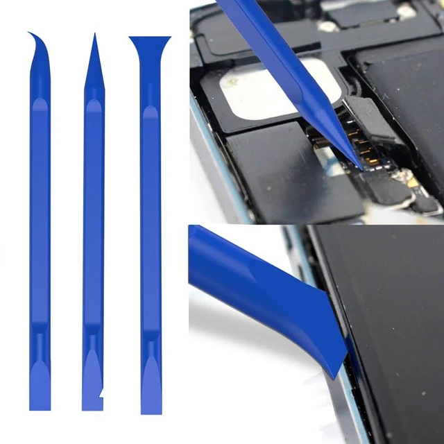 Alt view image 7 of 7 - Repair Tools Kit for iPhone iPad MacBook Nintendo Switch PS4 Xbox Laptop - 5 Universal Triangle pry bar + 2 Spudger + 3 Big Spudger + 2 Metal Triangular spudgers(0.91")