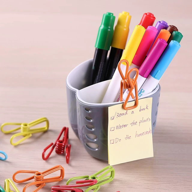 Alt view image 7 of 7 - PVC-Coated Utility Clips, 2 Inch, 18 Pack, Colorful | PVC-Coated Steel Chip Bag Clips for Sealing Food, Paper Holder, Clothesline Clip for Laundry Hanging, Kitchen Bags