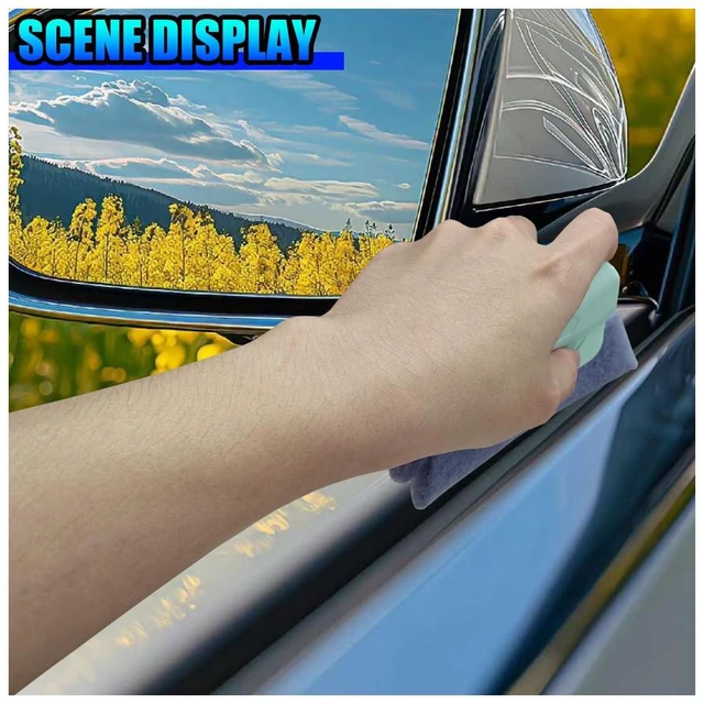 Alt view image 3 of 6 - Deaelf 2PCS Magic Window Track Cleaner (Green&Gray) | Hand-held Window Groove Cleaning Brush, Vehicle Clean Tool Accessory for Sliding Door, Sill, Tile Lines, Shutter, Car Vents