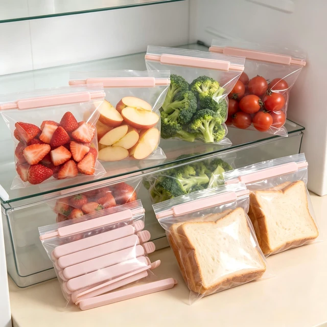 Alt view image 4 of 5 - Sealing Clips, Reusable Moisture-Proof Food Bag Clips for Kitchen
