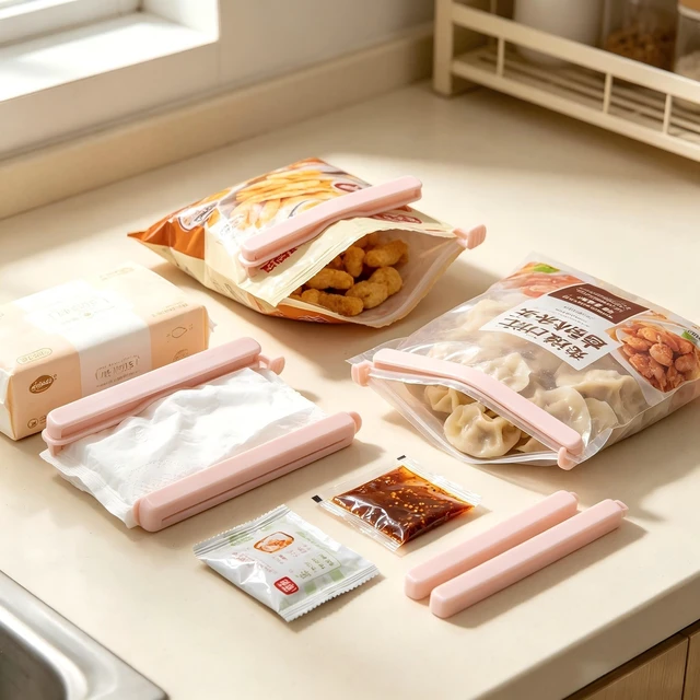 Alt view image 5 of 5 - Sealing Clips, Reusable Moisture-Proof Food Bag Clips for Kitchen