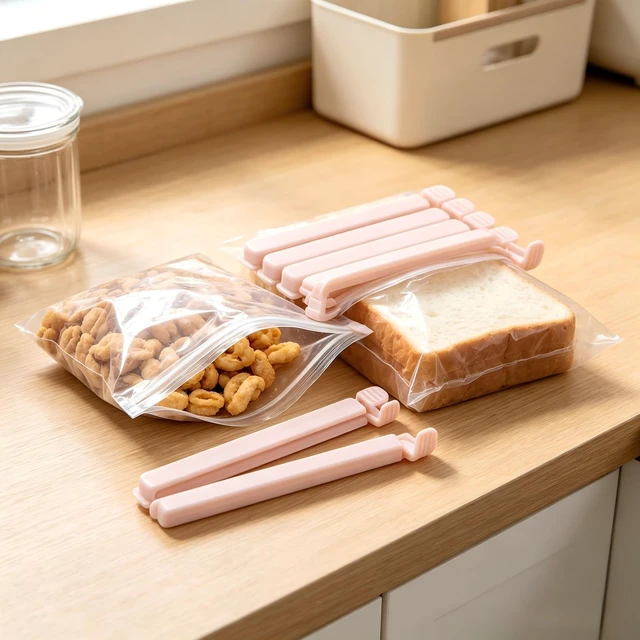 Alt view image 3 of 5 - Sealing Clips, Reusable Moisture-Proof Food Bag Clips for Kitchen