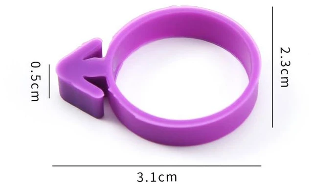 Alt view image 3 of 3 - 40Pcs Bag Clips Reusable Silicone Pastry Bag Ties, 4-Color Icing Bag Clips for Cookies/Cupcakes/Pastry, Sealing Baking Supplies (Piping Bag Holder)