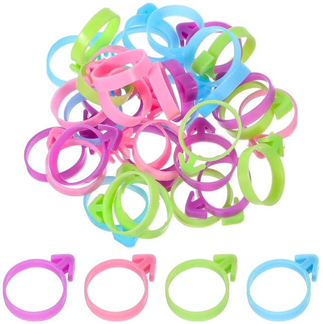 Main image of 40Pcs Piping Bag Clips, Reusable Pastry Bag Ties Silicone Icing Bag Ties Decoration Bags Clips for Cookies Cupcakes Pastry Baking Supplies (4 Colors)