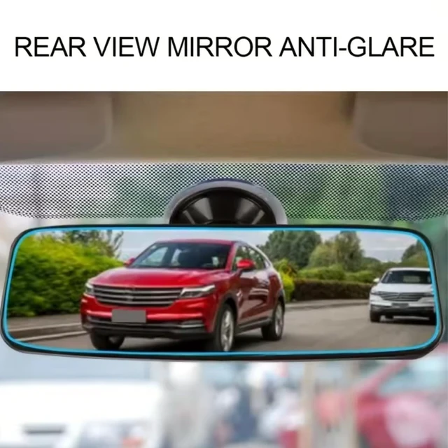 Alt view image 7 of 7 - 2PCS Car Rearview Mirror Film, Anti Glare Auto Interior Mirrors Shield | 2PCS 2PCS Car Rearview Mirror Film designed for clear fit, simple handling, and reliable organization during vehicle interior
