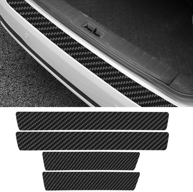 Main image of GAOLAOSY Car Door Sill Protector, Self-Adhesive Auto Door Edge Guard, 4PCS | Anti-Scratch Carbon Fiber Car Door Threshold Protection Sticker, Waterproof Auto Interior Decoration Accessories