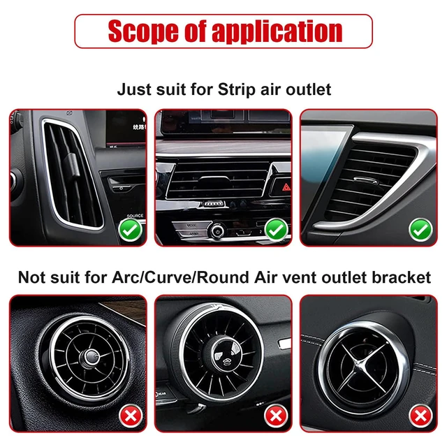 Alt view image 4 of 7 - LNCHYFPL 20 Pieces Universal Car Auto Air Conditioner Vent Outlet Trim Strip, Waterproof Flexible Shiny Auto Car Vent Interior Accessories for All Air Vent Outlet (20PCS - Red)