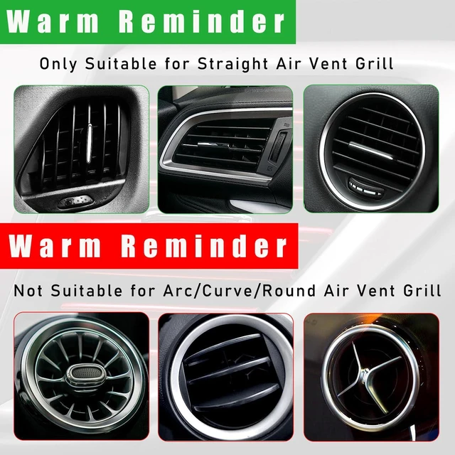Alt view image 6 of 6 - Kewucn 20 PCS Car Air Conditioner Vent Decorative Strip, Waterproof Bendable Auto Air Vent Decoration, Universal Vehicle Interior Accessories Suitable for Straight Air Vents (Purple)