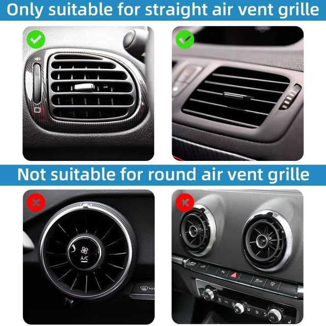 Alt view image 6 of 6 - Ziciner 20 Pcs Car Air Conditioner Decoration Strip, Waterproof Bendable Auto Air Vent Outlet Shiny Trim, Universal Vehicle Interior Accessories Suitable for Most Air Vent Outlet (Green)