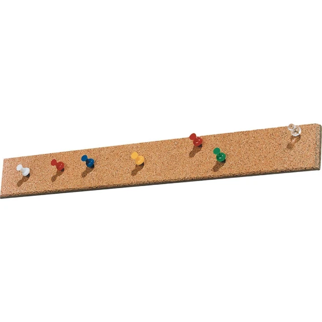 Alt view image 6 of 7 - 2 Pcs Felt Pin Bulletin Cork Board Bar Strips 15 x 2-1/2 Inches for Office, School, Home Holiday Decor
