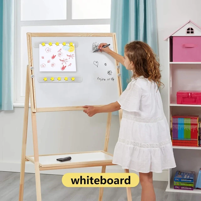 Alt view image 4 of 7 - DUJEQM Magnetic Board for Wall - 2Pcs Stainless Iron Magnetic Strips with Adhesive Backing, Magnet Board Bulletin Boards Magnet Strips Memo Board - Includes 10 Yellow Magnets for School Office Kitchen