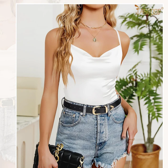 Alt view image 2 of 6 - JASGOOD Women's Fashion Leather Belt Ladies Gold Buckle Leather Belt for Jeans Pants Dresses
