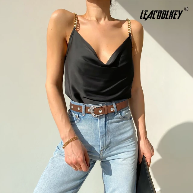 Alt view image 2 of 7 - LEACOOLKEY Women Leather Belts for Jeans Dress Fashion Gold Black Leather Belt Women Studded Belt Punk Leather Belt