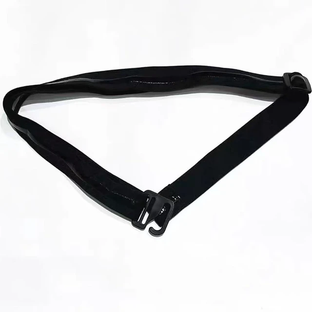 Alt view image 2 of 7 - ccHuDE 2 Pcs Shirt Stay Belts Keep Shirts Tucked in - Non Slip Elastic Holder for Neat Look - Black