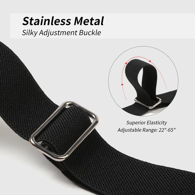 Alt view image 2 of 5 - ITLXJR No Buckle Elastic Belts for Women, Comfortable Invisible Womens Belts for Jeans, Stretch Belts for Women (Pink, PlusWaist Size 48''-64'')