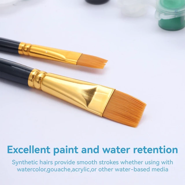 Alt view image 5 of 7 - Paint Brush Set for Watercolor, Rock Face Painting, Versatile Brushes | Acrylic, Oil, Artist Craft Supplies, for Adults