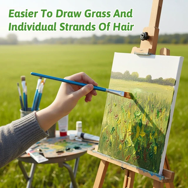 Alt view image 4 of 7 - 4PCS Comb Artist Brush, Professional Grainer Brushes Acrylic Paint Brushes, Paint Brush Comb for Acrylic Painting, Oil, and Watercolor