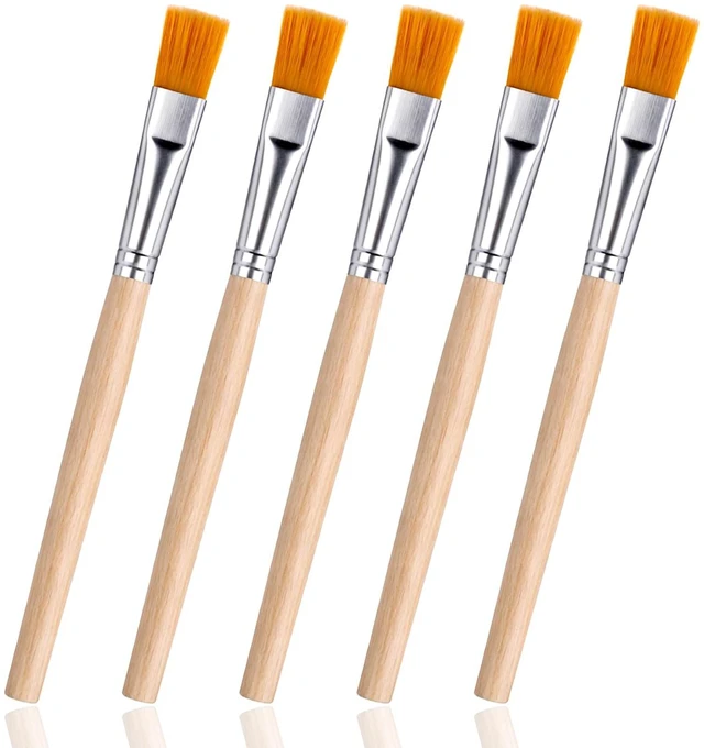 Main image of 5 PCS Small Paint Brushes, Trim Thin Paint Brushes for Walls Small Paintbrush Trim Painting Tool for Watercolor Oil Painting Acrylic Craft Brush