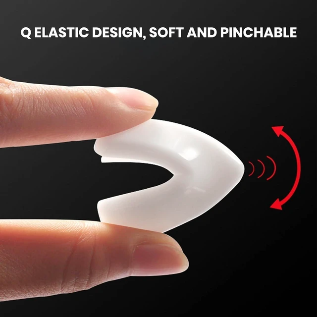 Alt view image 5 of 7 - 4Pcs White PVC Desk Edge Bumpers Adhesive Furniture Corner Protectors Protector Kit Anti-Collision Edge Safety Bumpers Proof Soft Self-Adhesive Table Sharp Edges Guard