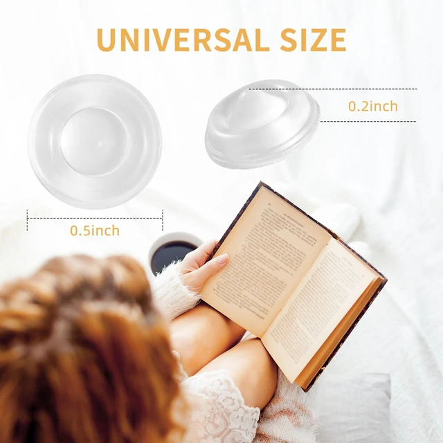 Alt view image 5 of 7 - 100Pcs Clear Silicone Cabinet Door Bumper, Soft Close Cushion | Clear Rubber Stopper Dots & Cabinet Bumpers for Drawers, Cupboards, Anti-Slam Noise Reducing Flower-Shape Furniture Pads