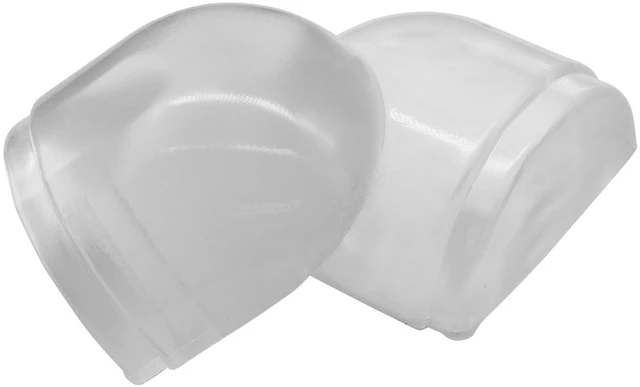 Alt view image 2 of 5 - 4 Pcs Floor Door Stopper | Self-Adhesive, Rubber Bumper Wall Protectors, No Drill Clear Floor Buffers, For Home Office Furniture/Glass Mirror