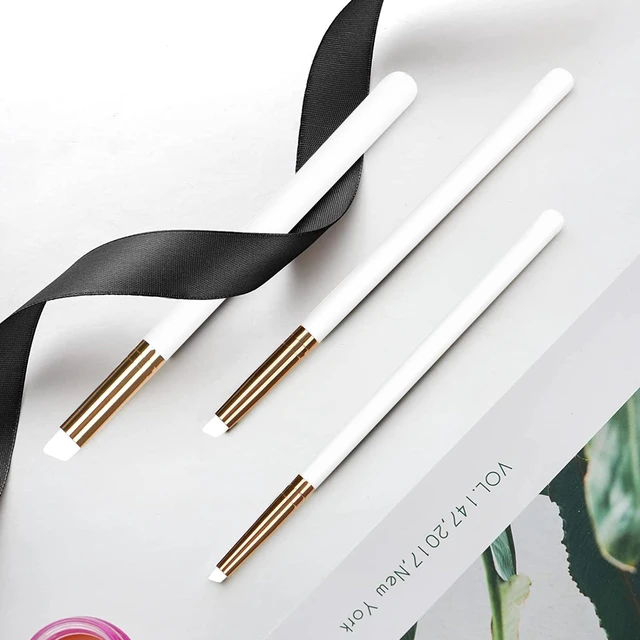 Alt view image 2 of 7 - Mini Blending Brushes for Card Making, Dry Miniature Painting Set Background Blender Paint Brushes Small Detailed Paint Watercolor Brushes(3 Pack)