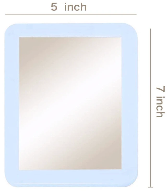 Alt view image 2 of 7 - mpowtech Gifts for Back to School Season,White Magnetic Locker Mirror - 5" x 7" Magnet Mirrors for School, Bathroom, Workshop,Small Magnetic Mirrors for Office,Mirror Locker