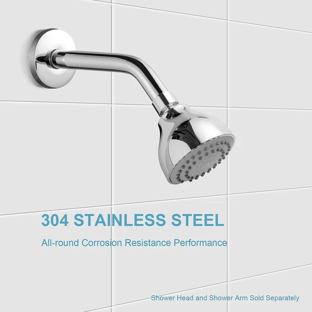 Alt view image 3 of 7 - Shower Arm Flange 2.5" in Outer Diameter Replacement Shower Head Arm Escutcheon Plate Suitable for Most Brands Shower Head Arms, Chrome