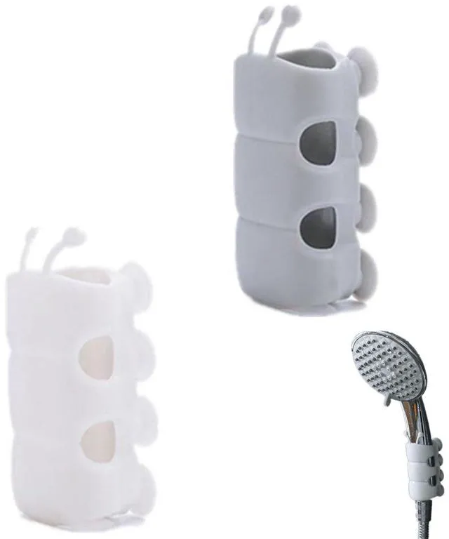 Main image of 2 Pack Handheld Shower Head Holder Suction Cup Shower Head Bracket Shower Accessories