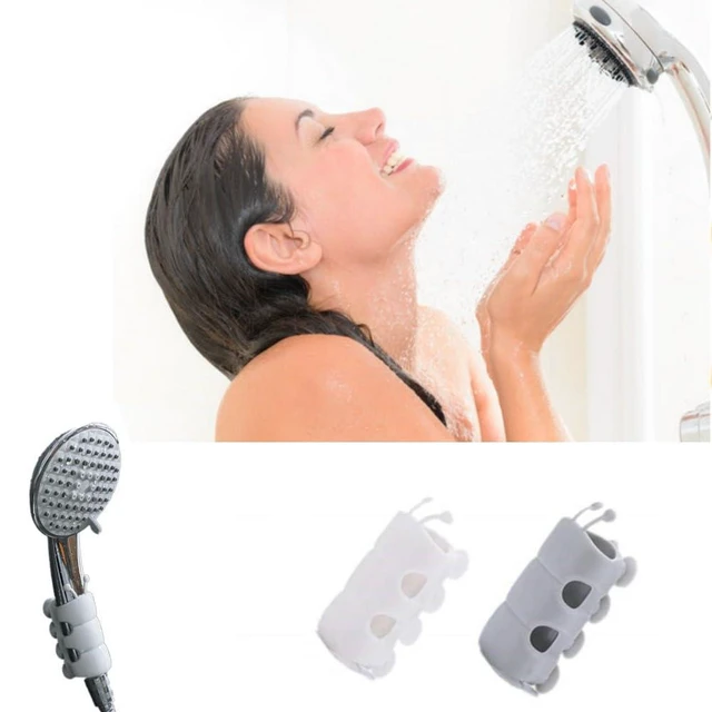 Alt view image 3 of 7 - 2 Pack Handheld Shower Head Holder Suction Cup Shower Head Bracket Shower Accessories