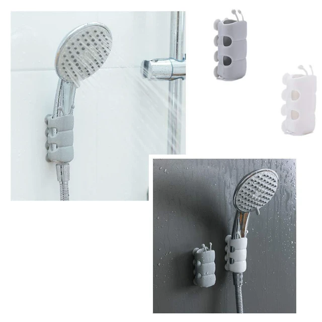 Alt view image 6 of 7 - 2 Pack Handheld Shower Head Holder Suction Cup Shower Head Bracket Shower Accessories