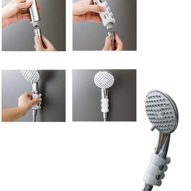 Alt view image 7 of 7 - 2 Pack Handheld Shower Head Holder Suction Cup Shower Head Bracket Shower Accessories