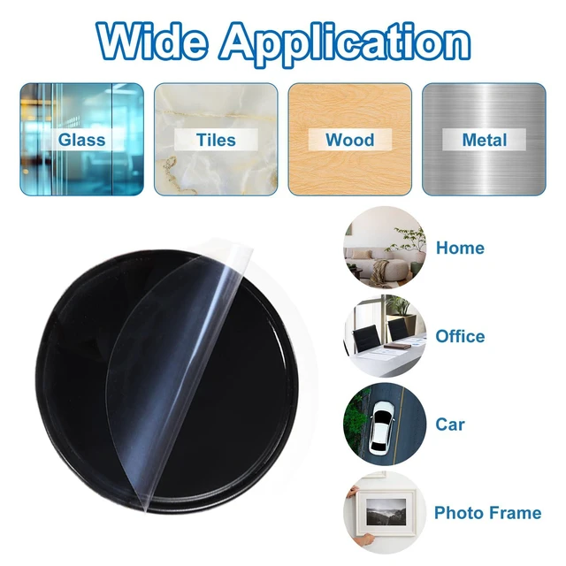 Alt view image 5 of 6 - 5pcs Sticky Gel Pads Double Sided Adhesive Pads for Car Black | Traceless Gel Mounting Pads, Removable Washable Anti-Slip Gripping Pads, Home Office DIY Craft