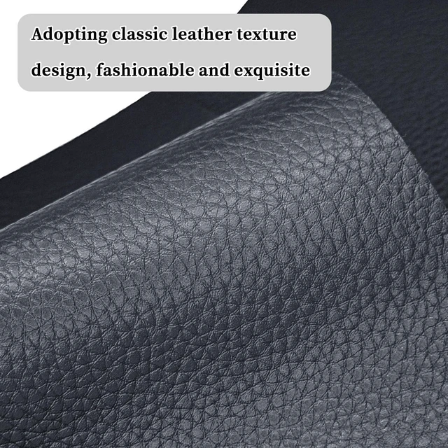 Alt view image 6 of 6 - Black Self-Adhesive Leather Repair Patch Tape Kit, 8 x 4 Inch Waterproof & Scratch-Resistant Leather Patches for Car Seat, Furniture, Couch, Sofa, Office Chair, Vinyl Repair Tape Kit