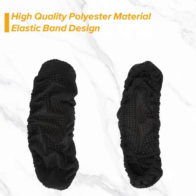 Alt view image 3 of 7 - 2PCS Office Chair Arm Covers | Polyester Removable Machine Washable Chair Arm Cover Stretchable Elastic Arm Rest Covers for Universal Office & Gaming Chairs