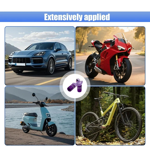 Alt view image 6 of 6 - 4PCS Cute Sunglasses Duck Car Tire Valve Stem Caps, Glow in Dark Tire Pressure Cover, Dustproof Wheel Air Cap, Funny Duck Vehicle Decorations Accessory for SUV, Truck, Motorcycle (Purple)