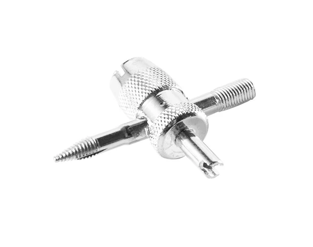 Alt view image 4 of 7 - 4-Way Valve Tool with 4 Valve Cores | Install and Remove Valve Cores