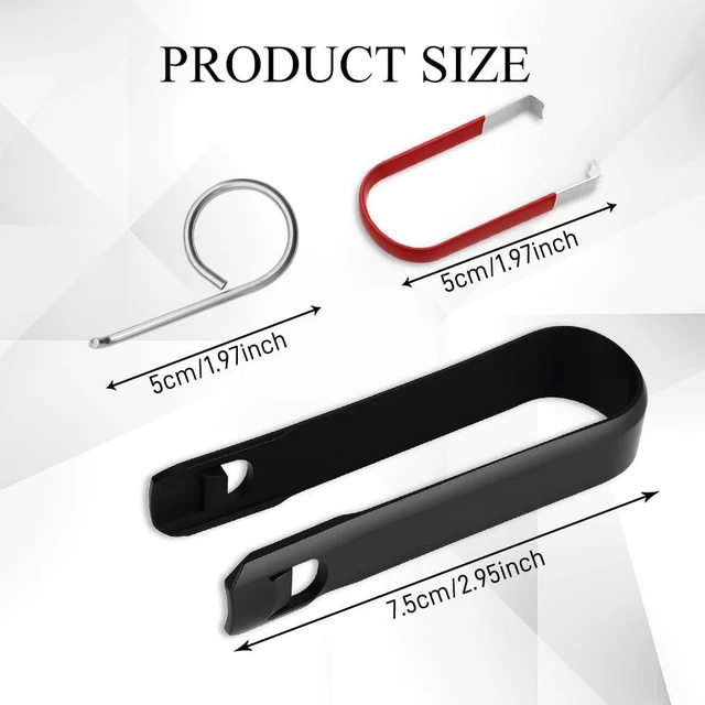 Alt view image 2 of 5 - 3PCS Wheel Bolt Cap Cover Removal Tool for Cars, Lug Nut Removal Tool, 3 Type Car Wheel Hub Bolt Nut Cover Remover, Auto Locking Lug Tyre Center Cap Puller & Remover Hook for Most Vehicles