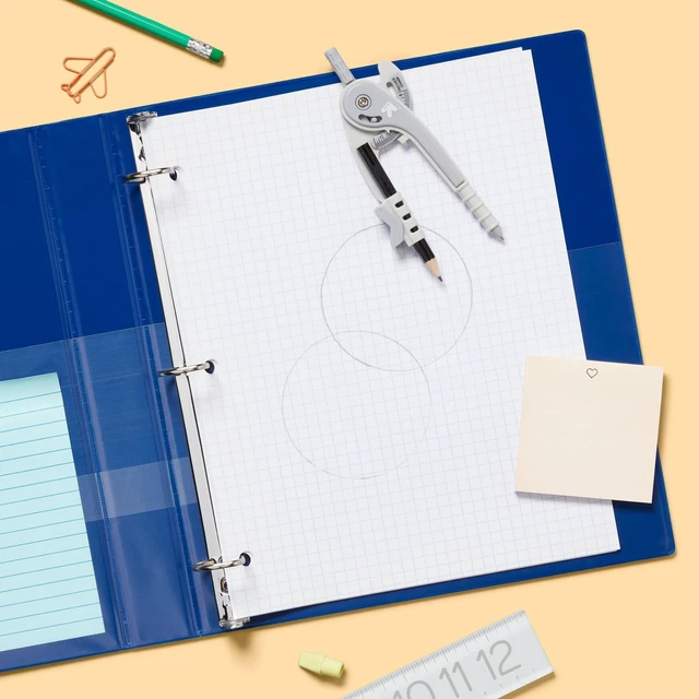 Main image of 1" 3 Ring Binder Clear View