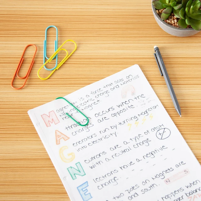 Alt view image 7 of 7 - 5ct Jumbo Paper Clips Brights