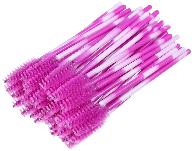 Main image of Colored Mascara Wands Eyelash Eye Lash Brush Makeup Applicators Kit Plastic 50Pcs
