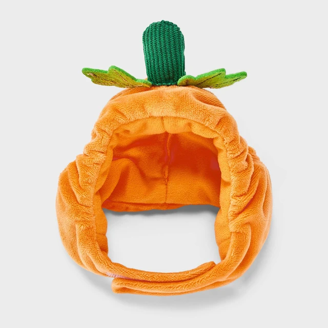 Alt view image 2 of 7 - Pumpkin Cat Headpiece Costume - Boots & Barkley One Size Fits Most